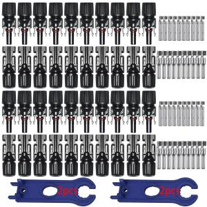 China Plastic MC4 Solar PV Connectors Male And Female 20 Pairs AWG 14-10 wholesale