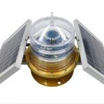 6.4V 6000mAH Battery 12W 6NM Solar Powered Marine Lantern