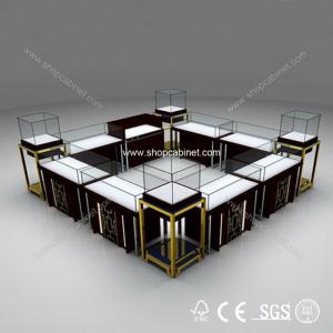 China Fashionable design glass showcase jewelry showcase wholesale
