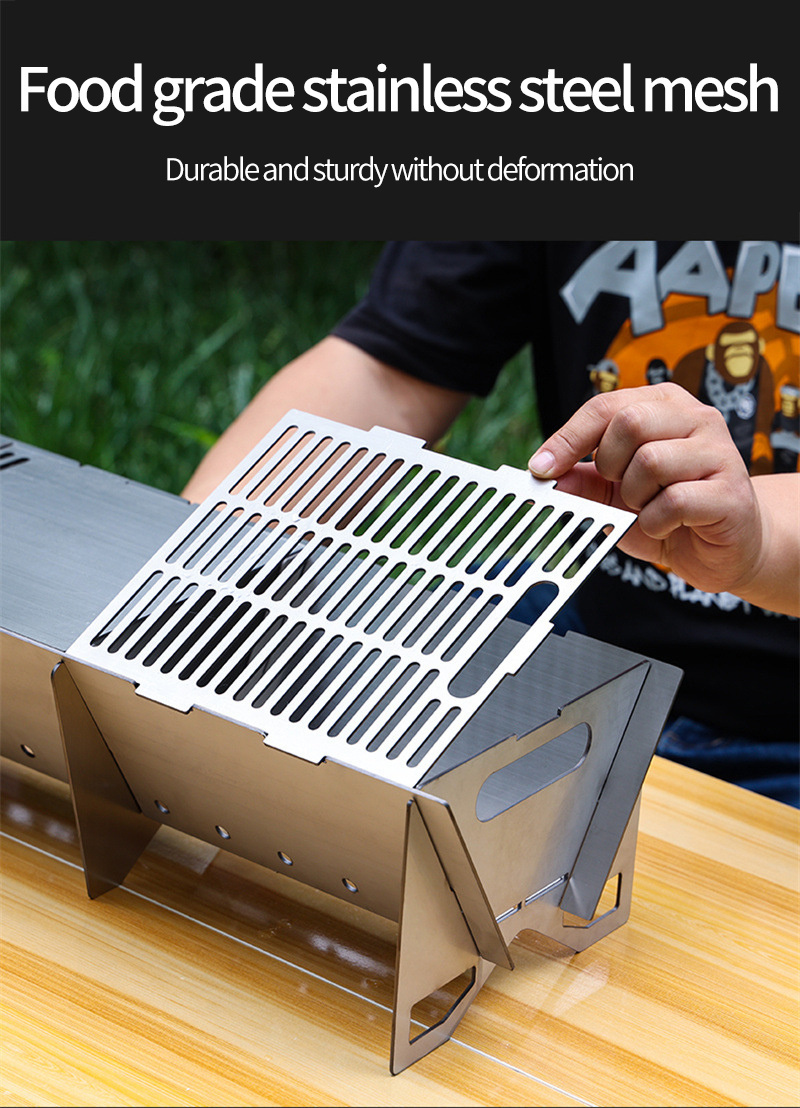 Outdoor Portable Barbecue Stove Camping Grill BBQ Oven