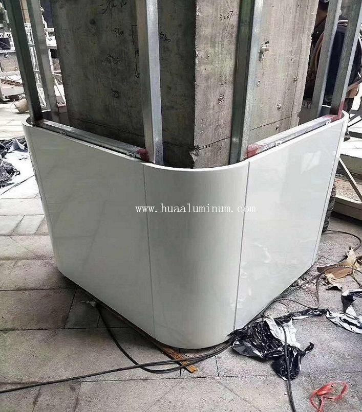 Anti Static Solid Aluminum Sheet , 10ft Aluminum Exterior Wall Panels
