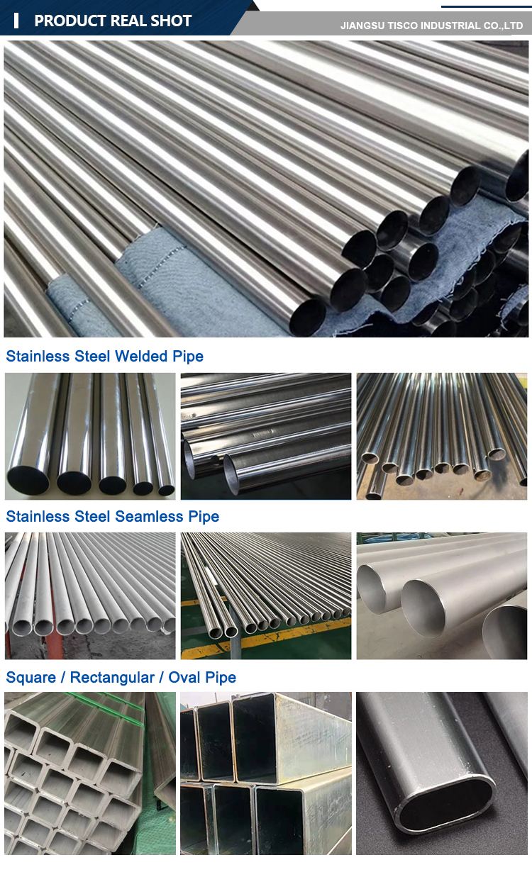 316 316L 316 Ti Stainless Steel Seamless Round Pipe