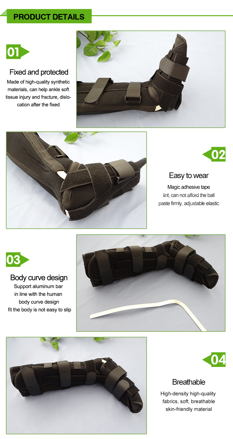 Adjustable Knee Splint Brace Orthopedic Leg Support
