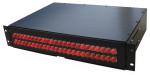Black Fiber Optic Distribution Box , Fiber Optic Distribution Unit
