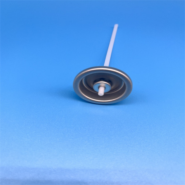 Metered Aluminum Aerosol Valve Button Actuator Mist Spray Silver Can