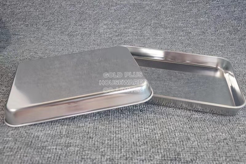 Odorless Stainless Steel Table Tray Jewelry Storage Cookie Sheet Rectangle