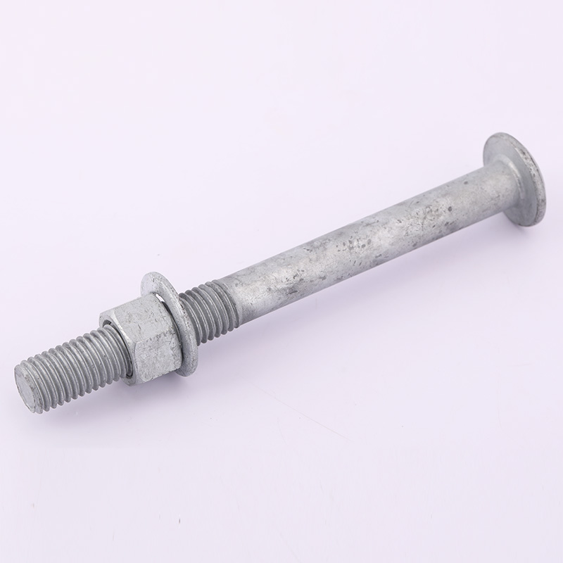 ISO Highway Guardrail Bolt Hot Dip Galvanized Guardrail Safty Bolts And Nuts And Washers