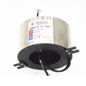 China Low Torque 10rpm Stainless Steel 120mm Slip Ring Commutator wholesale