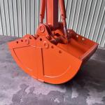 Mechanical Hydraulic Excavator Clam Shell Bucket For CAT HITACHI