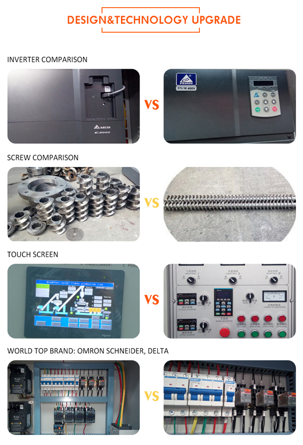 Automatic Core Filled Snack Puffed Corn Rice Puff Extruder Snack Food Making Machine
