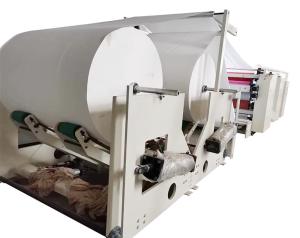 China Pneumatic Emboss V Fold 200x200mm Paper Napkin Packing Machine PLC Inverter Control wholesale