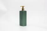 White 8.45oz 250ml PET Square Shampoo Pump Bottles