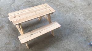 China wooden table set, children table set(1 table+2 bench) wholesale
