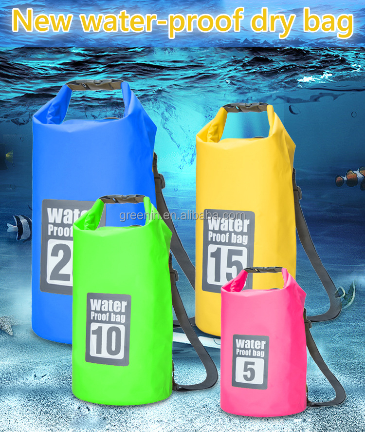 Durable Diving Dry Bags Waterproof Bag, Full Print Floating Ocean Pack Dry Bag