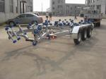 Heavy Duty Galvanized Boat Trailer For Rib Boats , 960 cm Dual Axle Boat Trailer