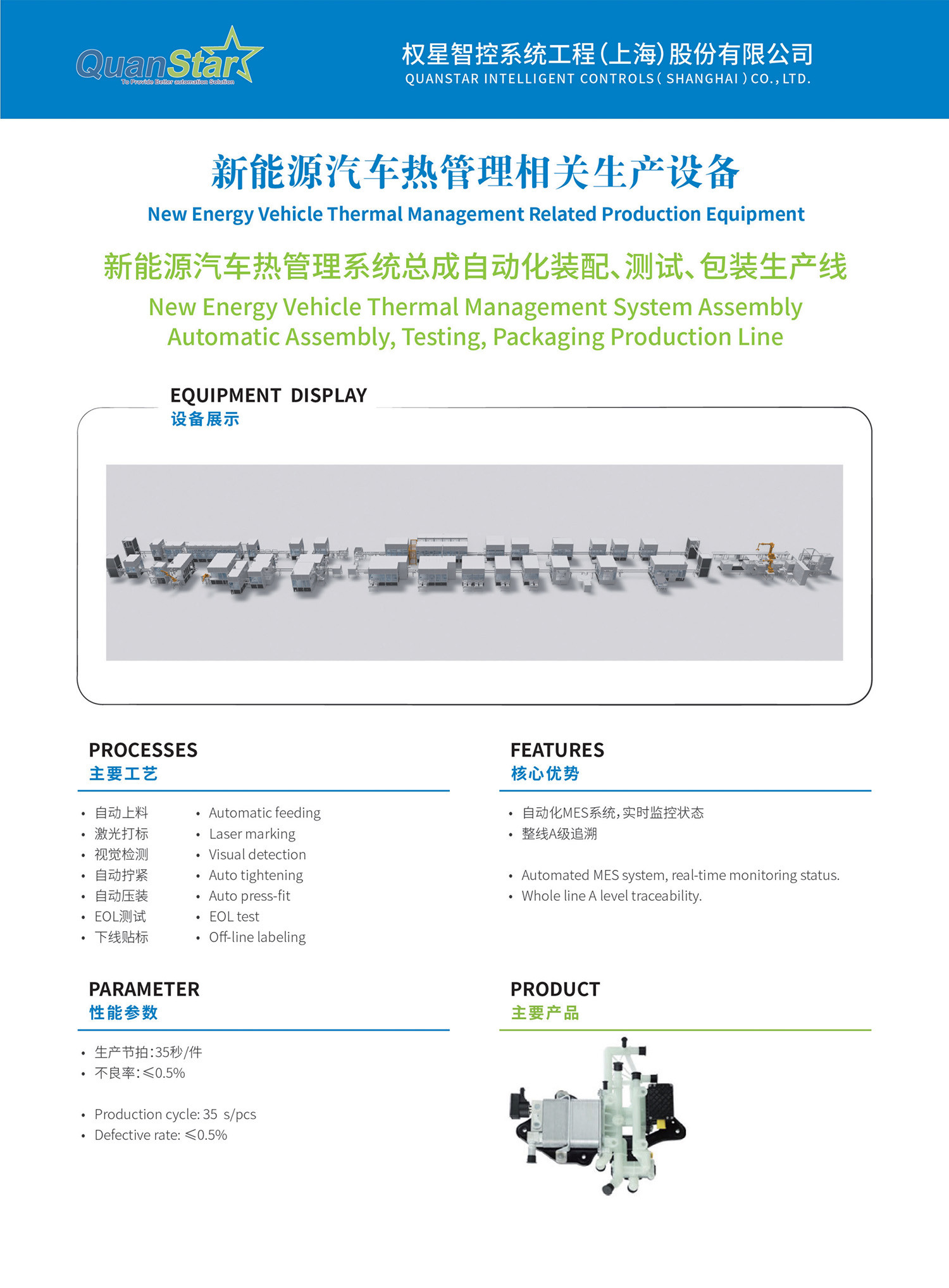 Thermal Management System Integrated Module Assembly Line Machine