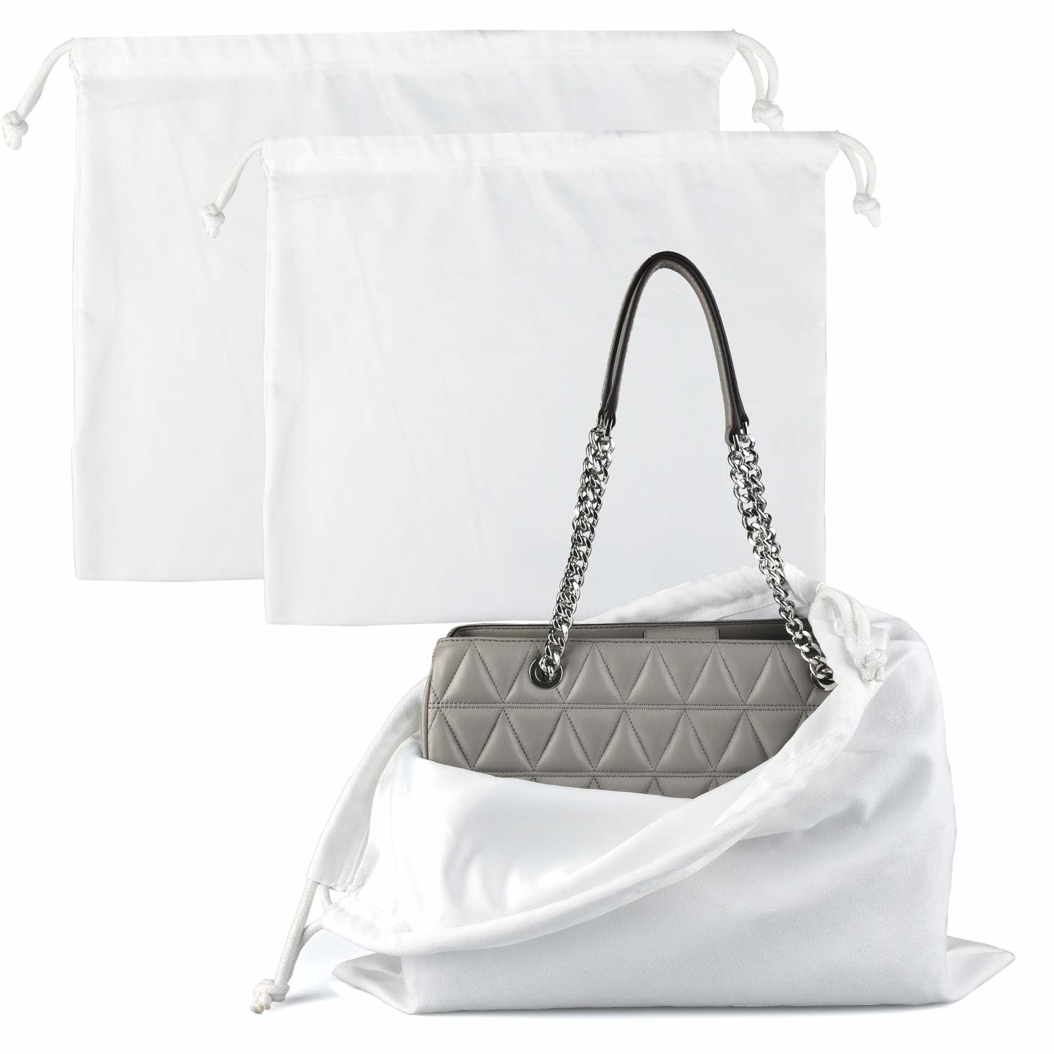 Eco Friendly Gift Drawstring Dust Bag 100% Cotton Canvas For Handbag