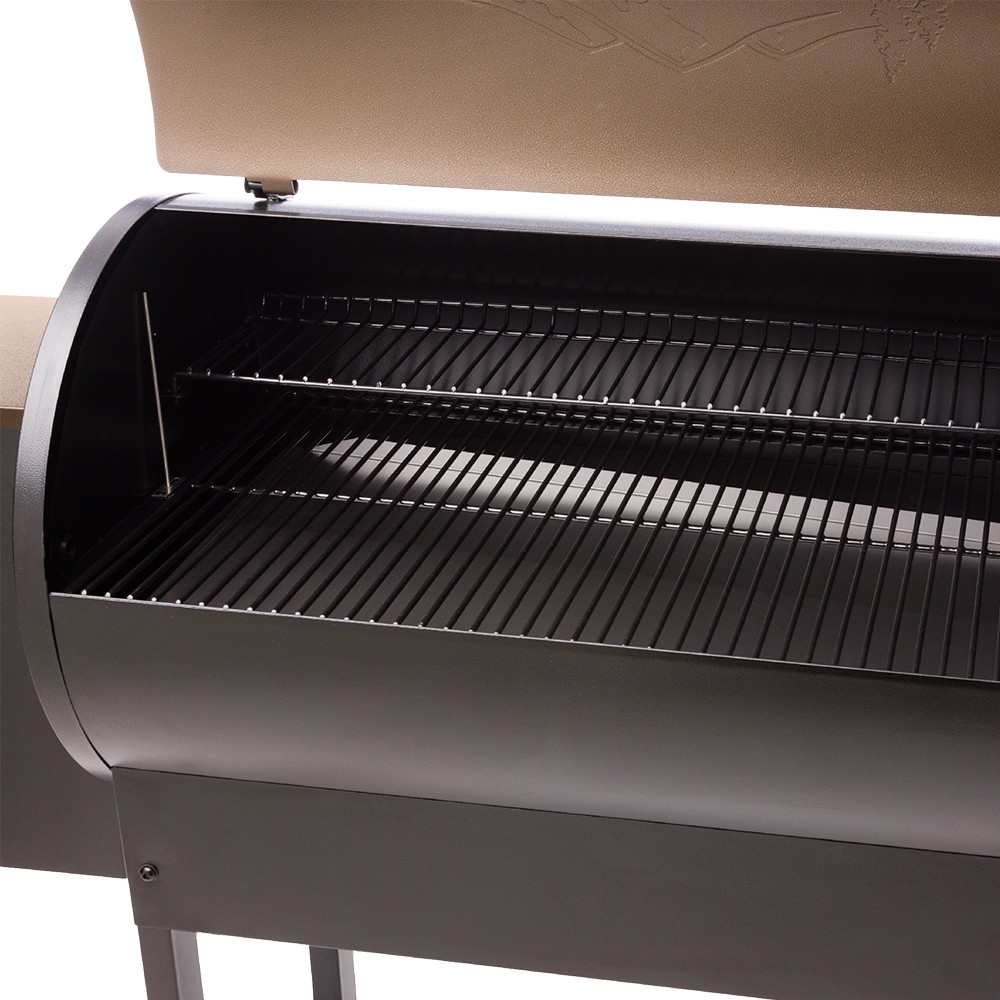 Outside Huge Wood Pellet Burning Grills Moveable Heavy Duty Offset