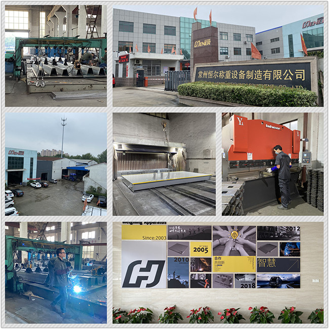 2T 1.2m Steel Industrial Floor Scales Adjustable Foot