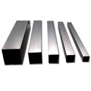 China Nickle Alloy Stainless Steel Square Pipe 45mm Ss Tube 303 304 Hairline Finished wholesale