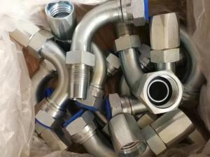China Crimping Hydraulic 1/4inches Reusable Hose Fittings One Piece wholesale