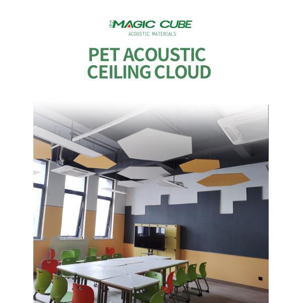 3700G/M2 Density Acoustic Ceiling Cloud Heat Insulation And Dustproof