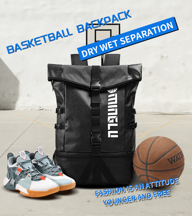 New Custom Logo School Sport Equipment Bag Volleyball Basketball Football Soccer Backpack