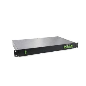 China 0.9mm 4 Channel Wdm Mux Demux 19 Inch Rack Mount Chasis 1550-1610nm wholesale