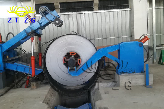 220/380/440V Double Head Decoiler Manual Rotation Pneumatic Uncoiling Machine