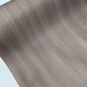 China Embossed Wood Grain PVC Film With Real Wood Touch 0.1mm-0.5mm Thickness wholesale