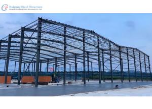 China Customized Steel Structure Warehouse , Prefab Steel Buildings Construction wholesale