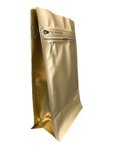 China Gold Printing Eco Friendly Coffee Pouches for Environmentally Packaging wholesale