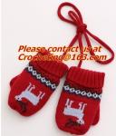 100% acrylic knitted baby lovely jacquard glove, New Product Acrylic Cotton