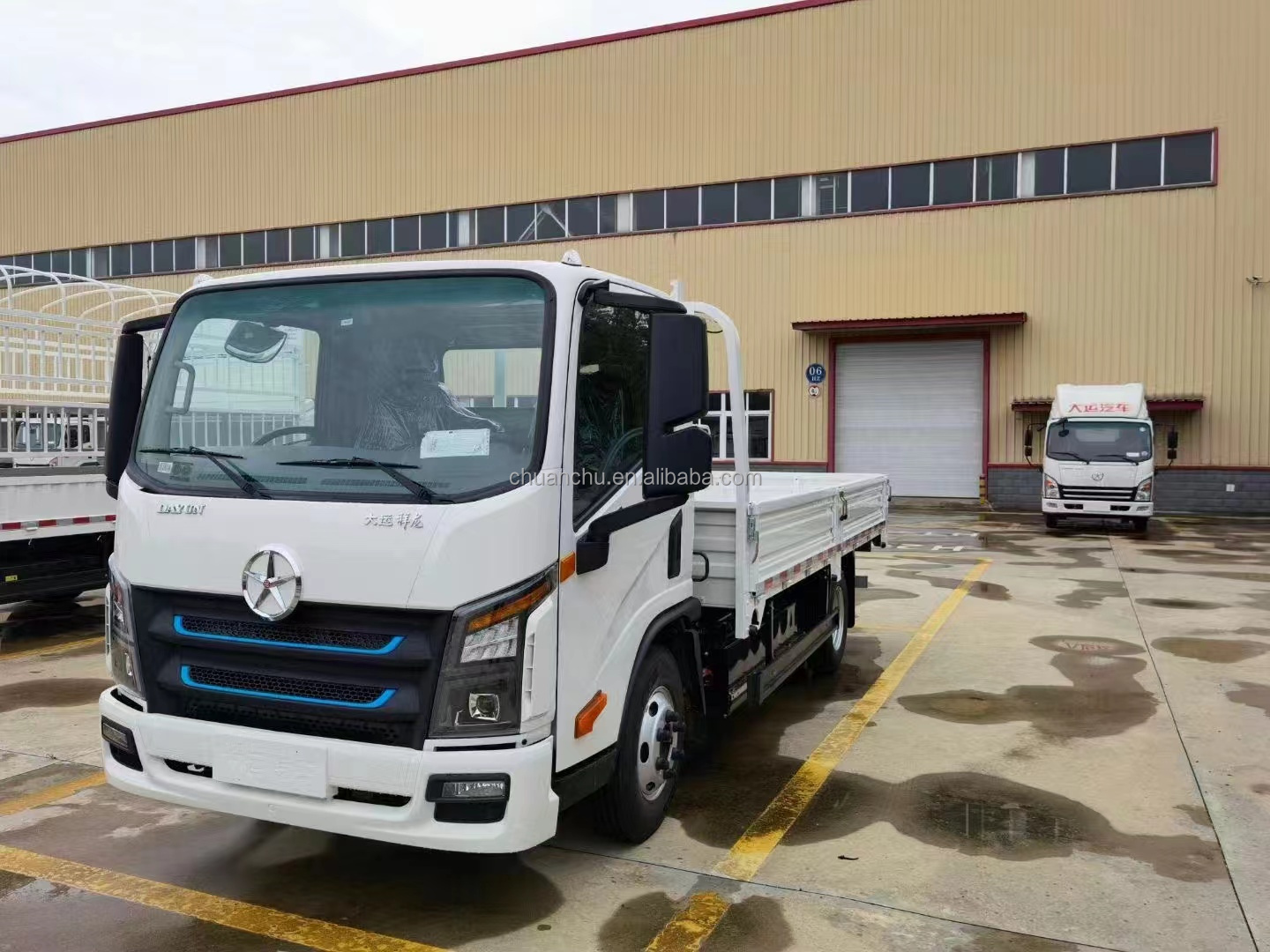 Part Load Transportation Small Refrigerated Cargo Van Truck 4.5 Ton Euro 6 1-10T Capacity