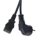 PVC / RUBBER K04 2 pin eu plug electric Supply KC dryer ac approved extension