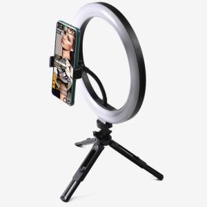 China 10inch LED Ring Light Mobile Phone Camera Tripod 3000-6500K DC5V wholesale