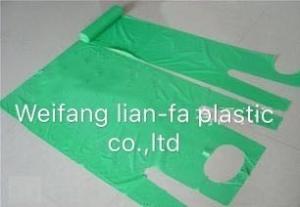 China Food And Medical Compostable Plastic Apron Roll EN13432 wholesale