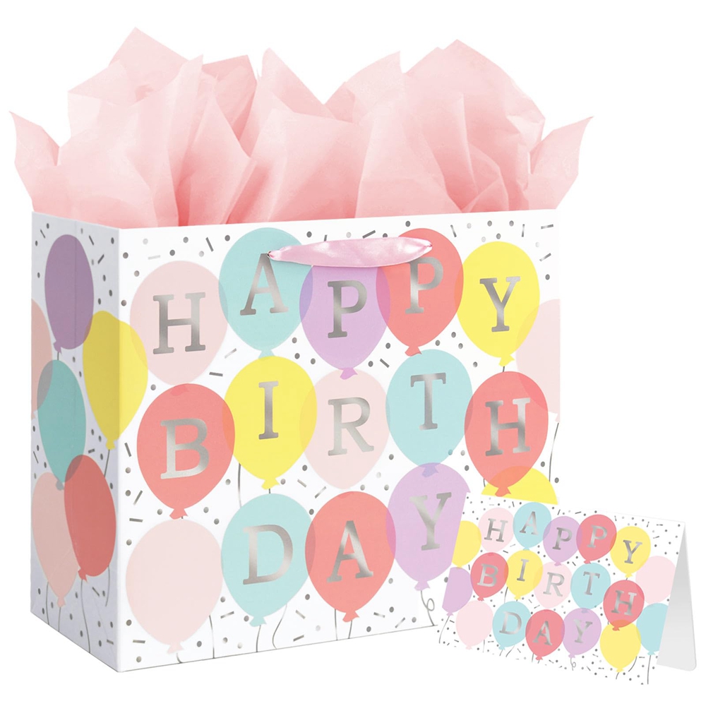 CMYK 4 Color Offset Printing Reusable Handmade Paper Bags With Logo for Birthday Party