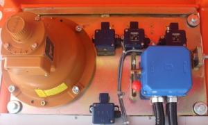 China Low Speed SC120 Hoist Spare Parts 30kN SAJ Safety Device wholesale