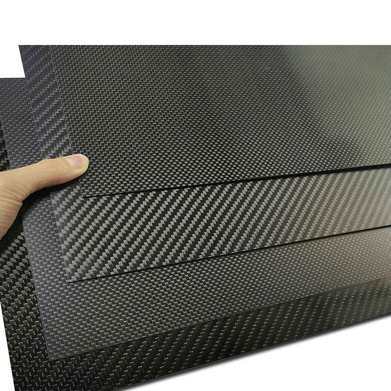 Plain Twill Weave Glossy Matte Finish Carbon Fiber Plate 3k Carbon Fiber Sheet