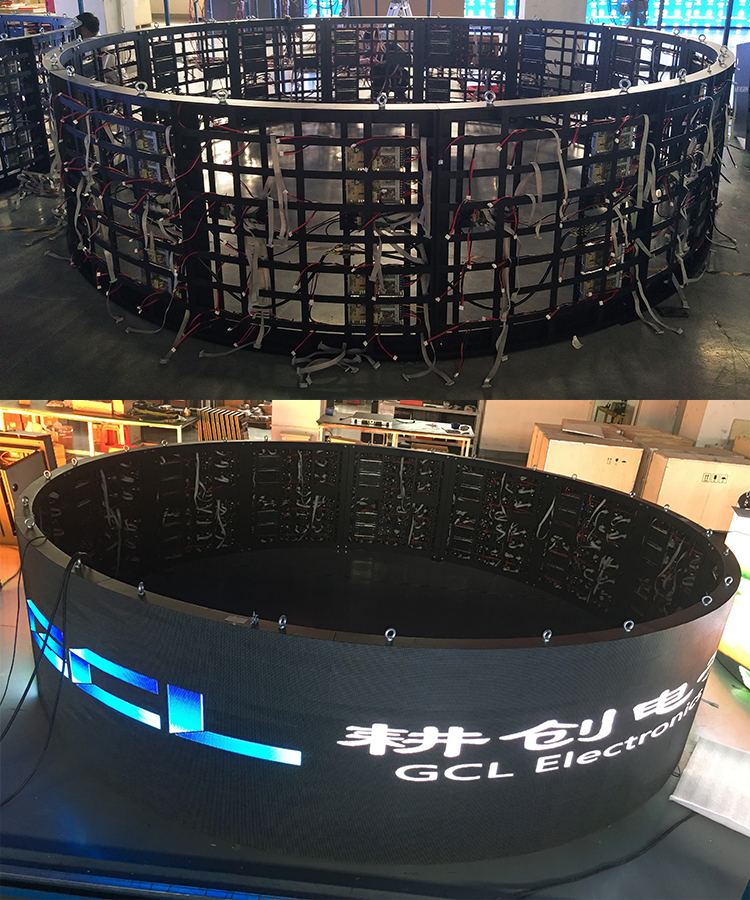 Advertising GCL HD Naked Eye 3D Outdoor LED Screen P2.5 P2.97 P3.91mm LED Screen