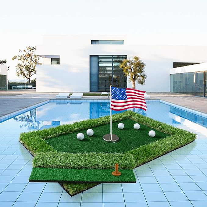 Kids and Adults Water Play Game Sets with Logo Laser Printing Floating Golf Green