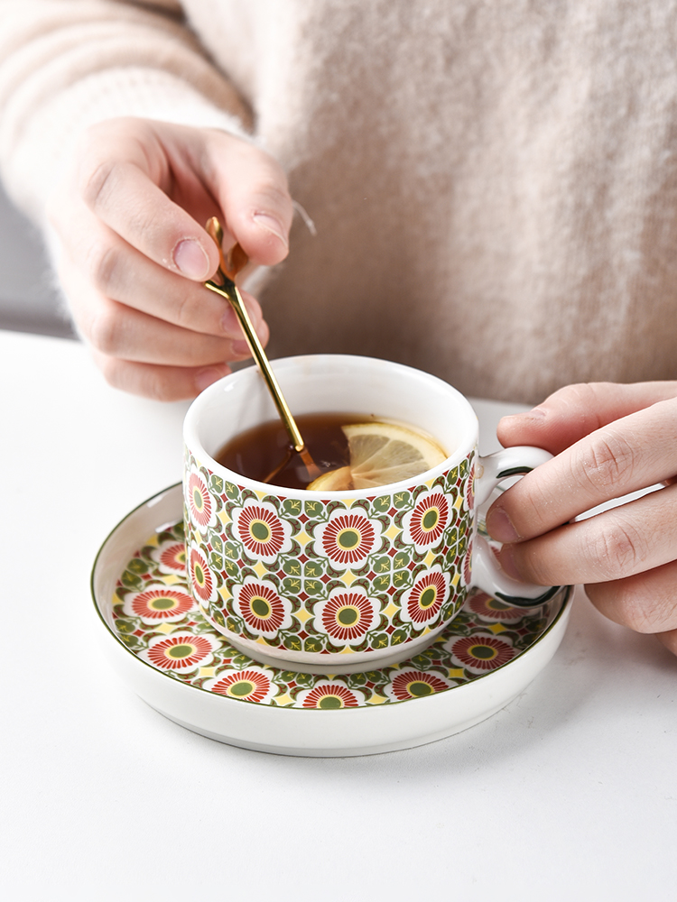 Custom Printed Tea Cups And Saucers Drinkware Type Cups Saucers For Business Gifts
