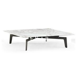 China Living Room Furniture Modern Metal Leg Marble Coffee Table ZZ-ZC1720A wholesale
