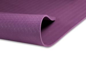 China TPE One Color Non Toxic Yoga Mat , Sports Direct Yoga Mat Slip Resistance wholesale