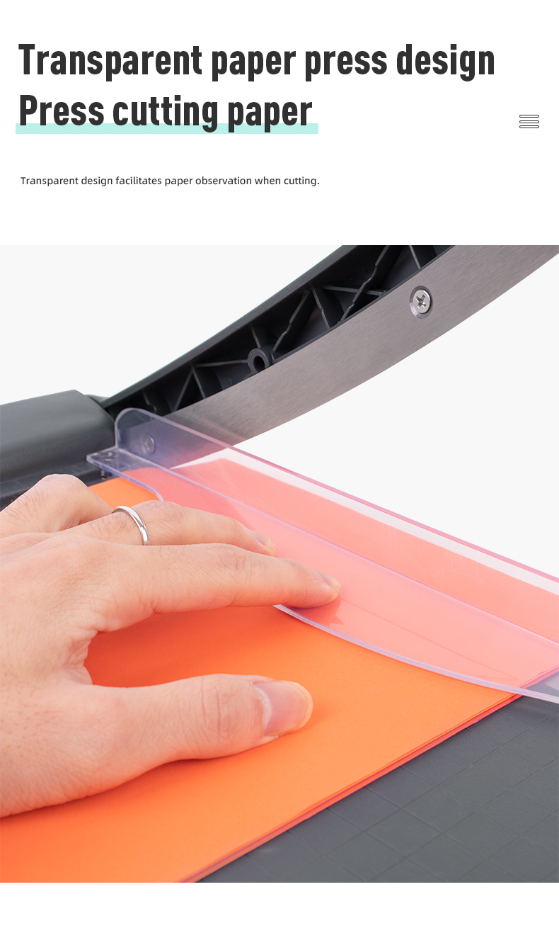 12 Inch Paper Cutting Board A4 Guillotine Paper Trimmer with Safety Lock Protection
