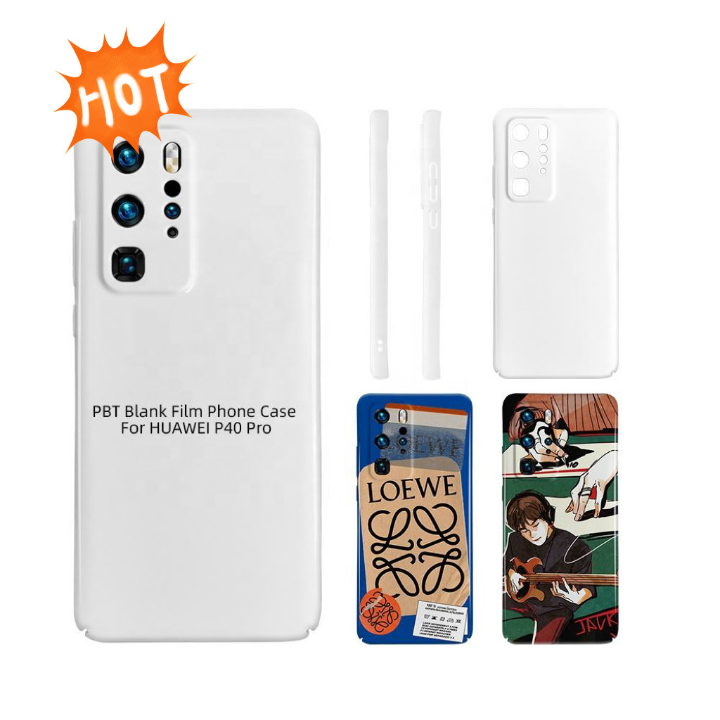 Custom 3D Sublimation Film Slim Phone Case Blanks for Huawei P40 Pro Camera Protection