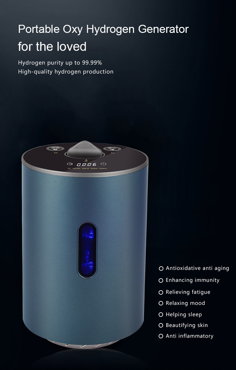 SPE Water Electrolysis Hydrogen Inhaler Machine for Breathing Therapy WEIZI