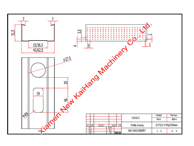Durable Drywall Metal Stud And Track Roll Forming Machine For Vacationland Metal Stud And Track Roll Forming Machine