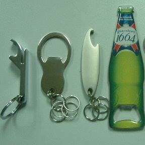 Metal Die casting 2.5mm - 3.0mm thickness Customed bottle openers